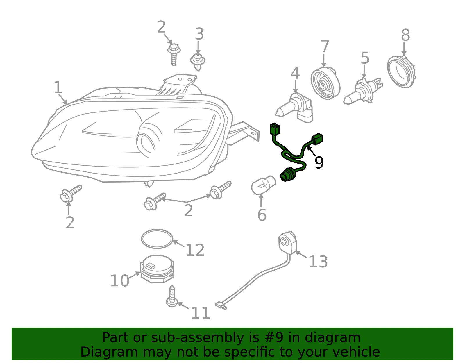 Socket & Wire - Mazda (NH20-51-155) - view 3