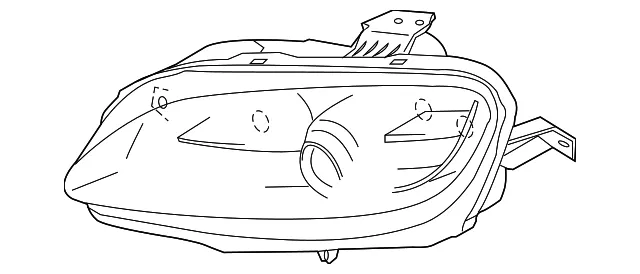 Headlamp Assembly - Passenger Side (RH) - Mazda (NP06-51-0K0)