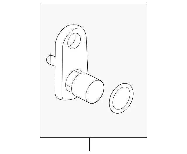 Engine Crankshaft Position Sensor - Mazda (PE01-18-221) - view 2