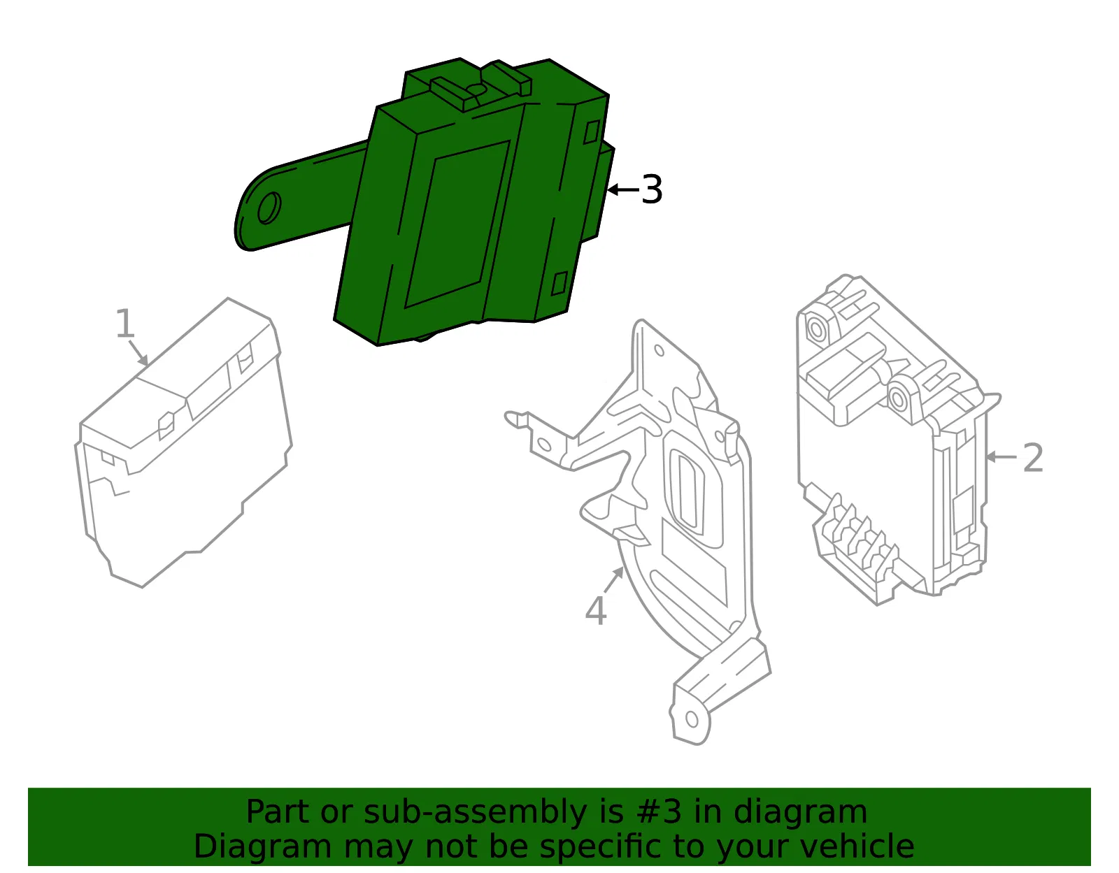Control Module - Mazda (PE1B-18-9R0W) - view 3