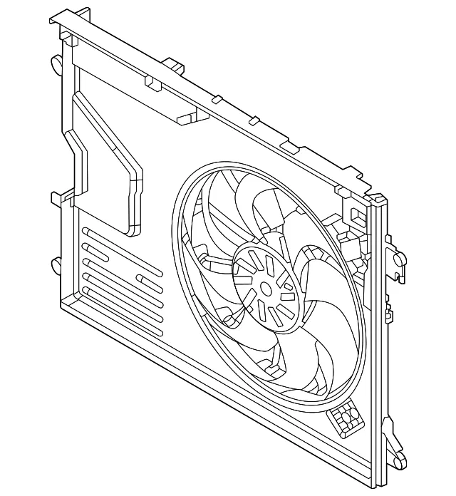 Fan Module - Mazda (PY52-15-025)