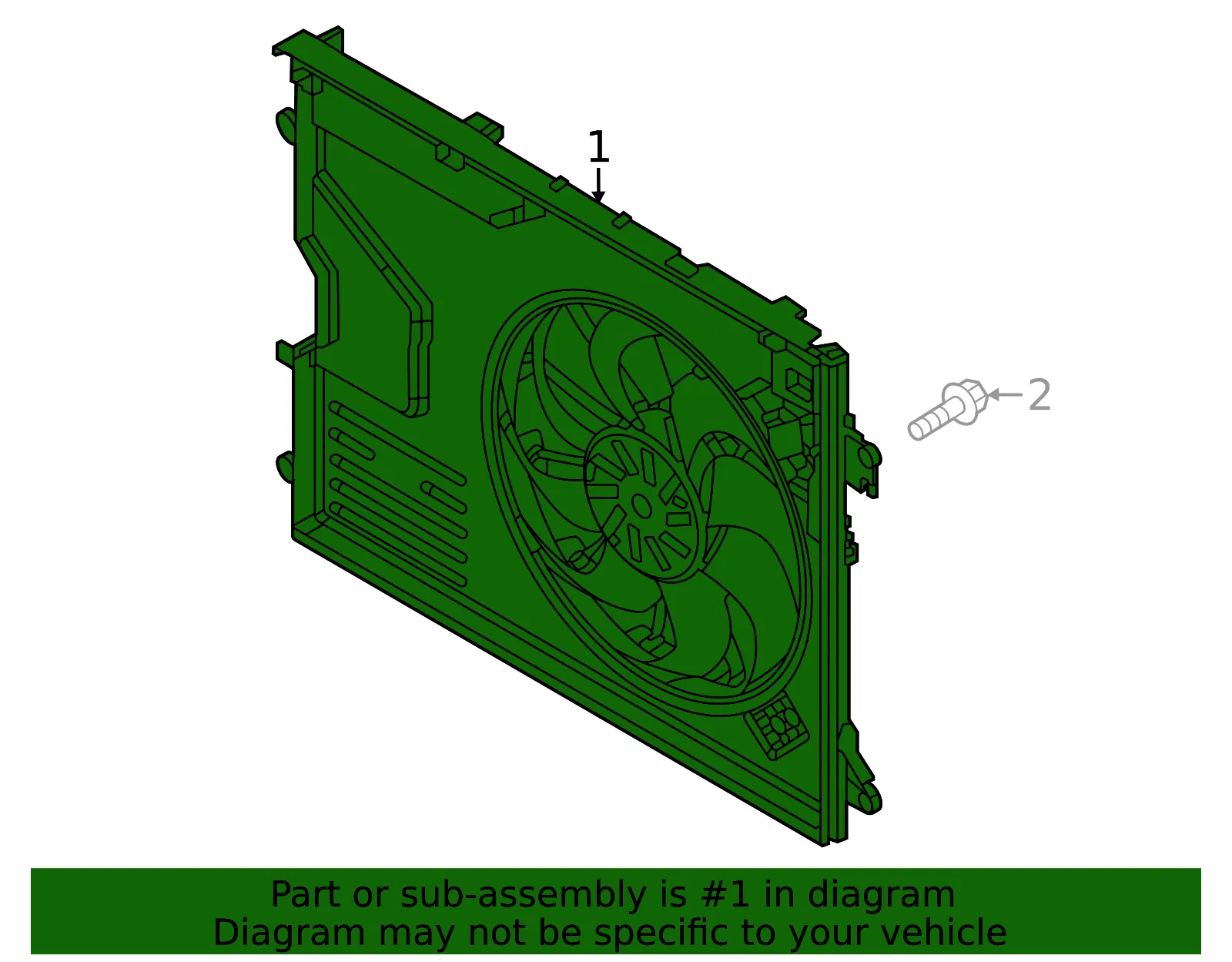 Fan Module - Mazda (PY52-15-025) - view 2