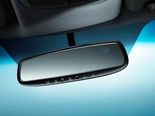 Auto-Dimming Mirror - W/Homelink (W/Harness) - Kia (R5F62-AU000)