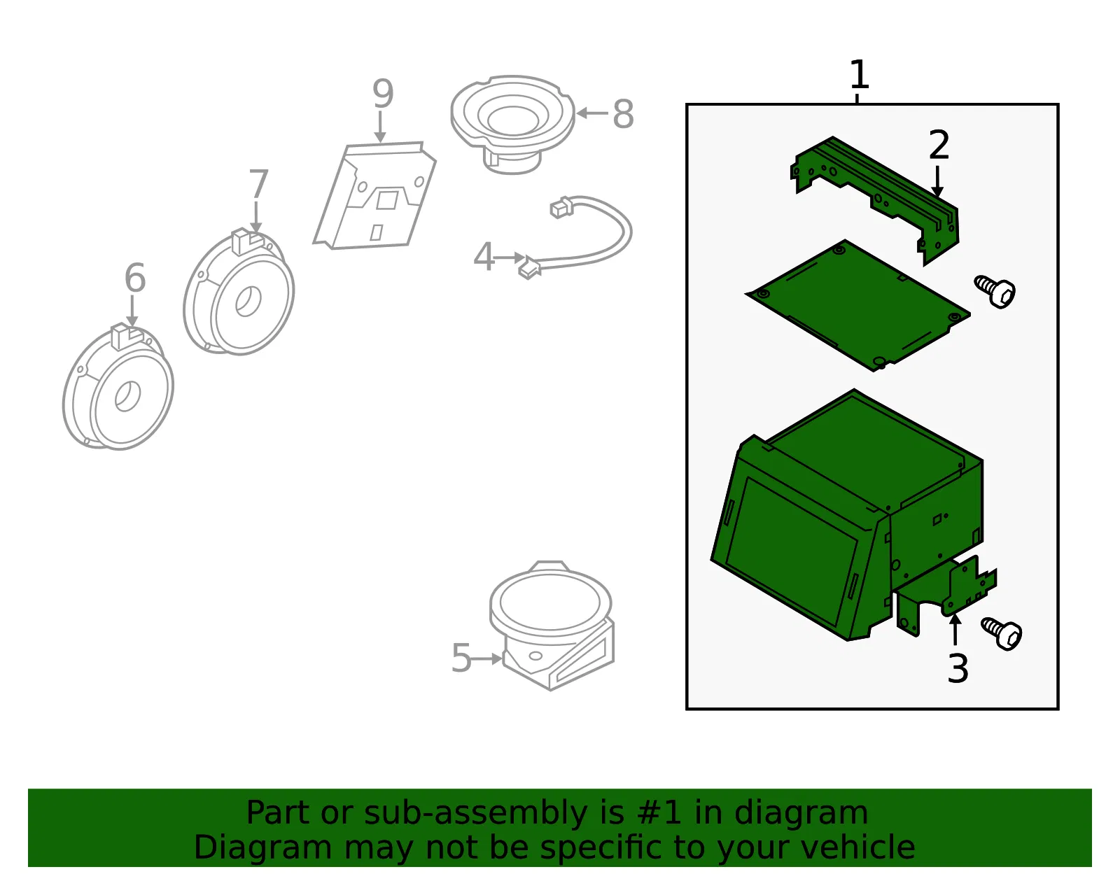 Display System - Kia (R6170-2T651CA) - view 2