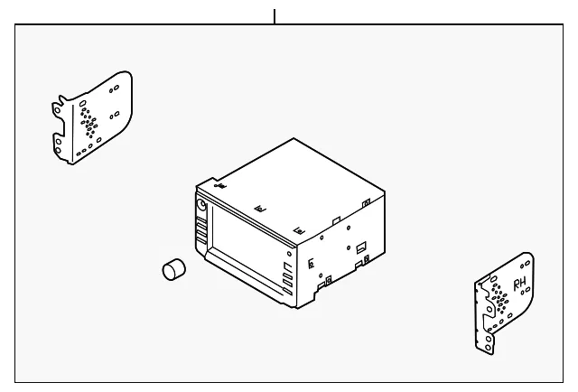 Display Unit - Kia (R6560-1D6003W)