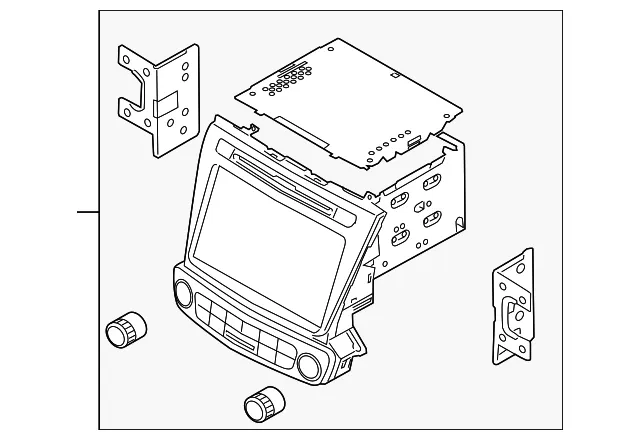 Display Unit - Kia (R6560-1UAA0VAFFF)