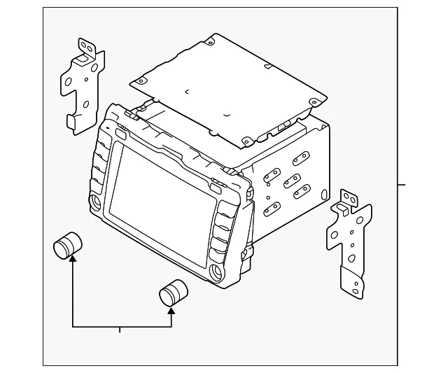 Display Unit - Kia (R6560-3W100WK)