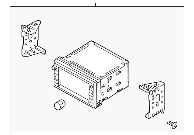 Display Unit - Kia (R6560-4D950VA)