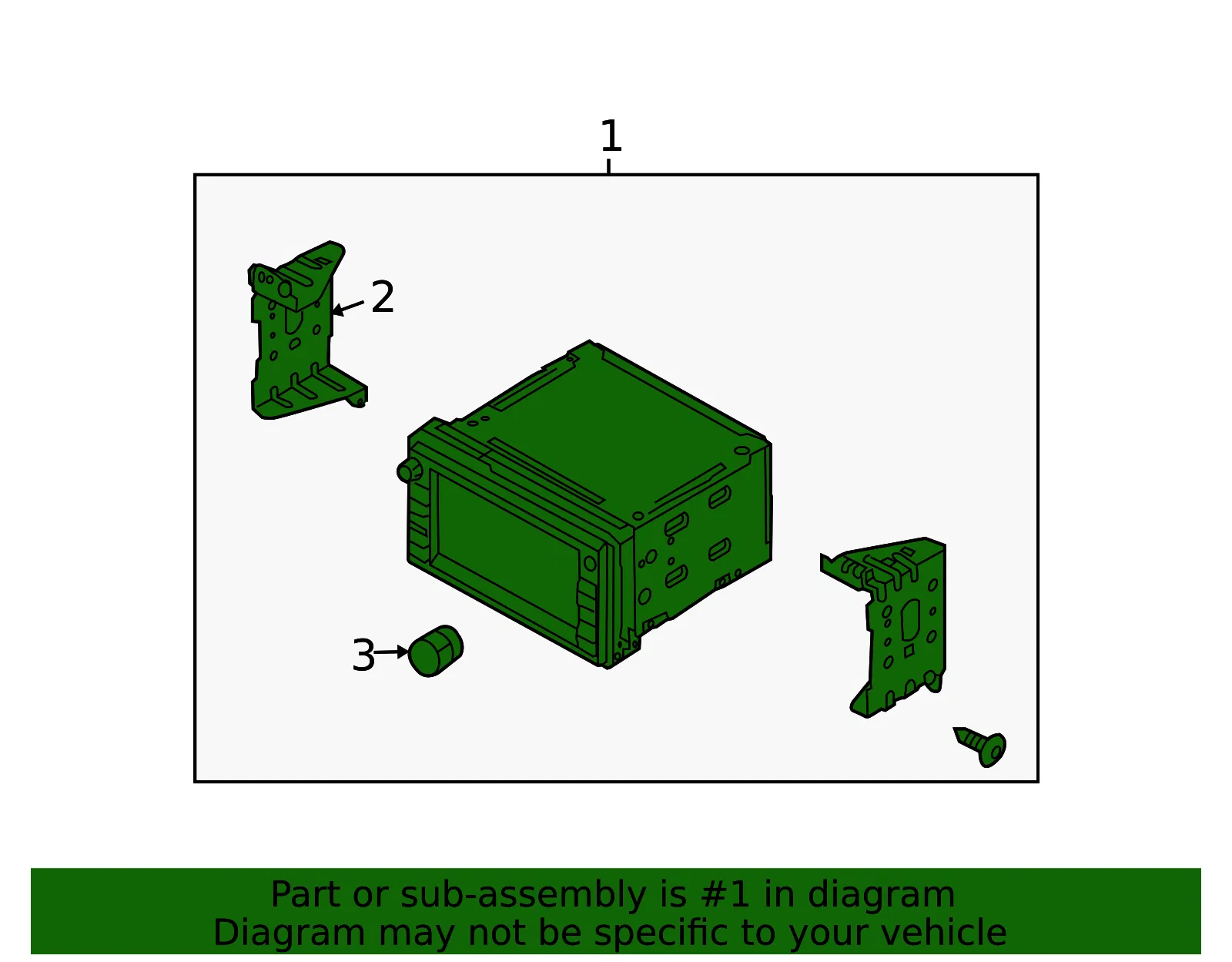 Display Unit - Kia (R6560-4D950VA) - view 2