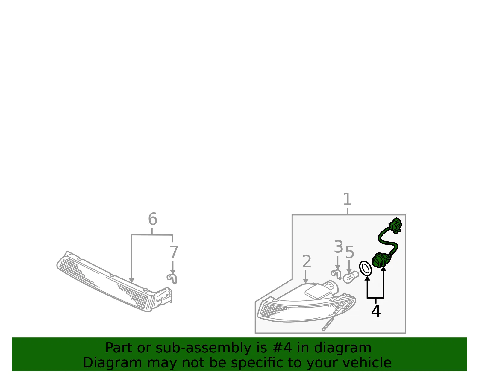 Socket Fturn Lamp - MAZDA (T03251364) - view 2