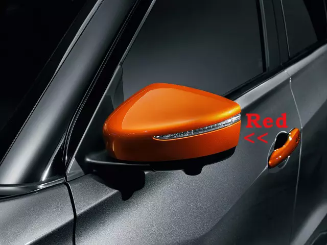 Mirror Covers W/ Turn Signal, Color Studio - Nissan (T99L2-5RL0D)