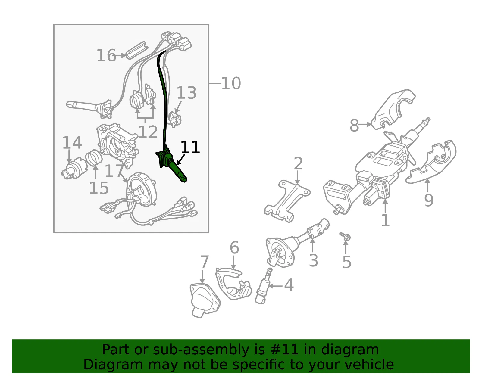 Switch Light & Turn - MAZDA (TA0166122) - view 2