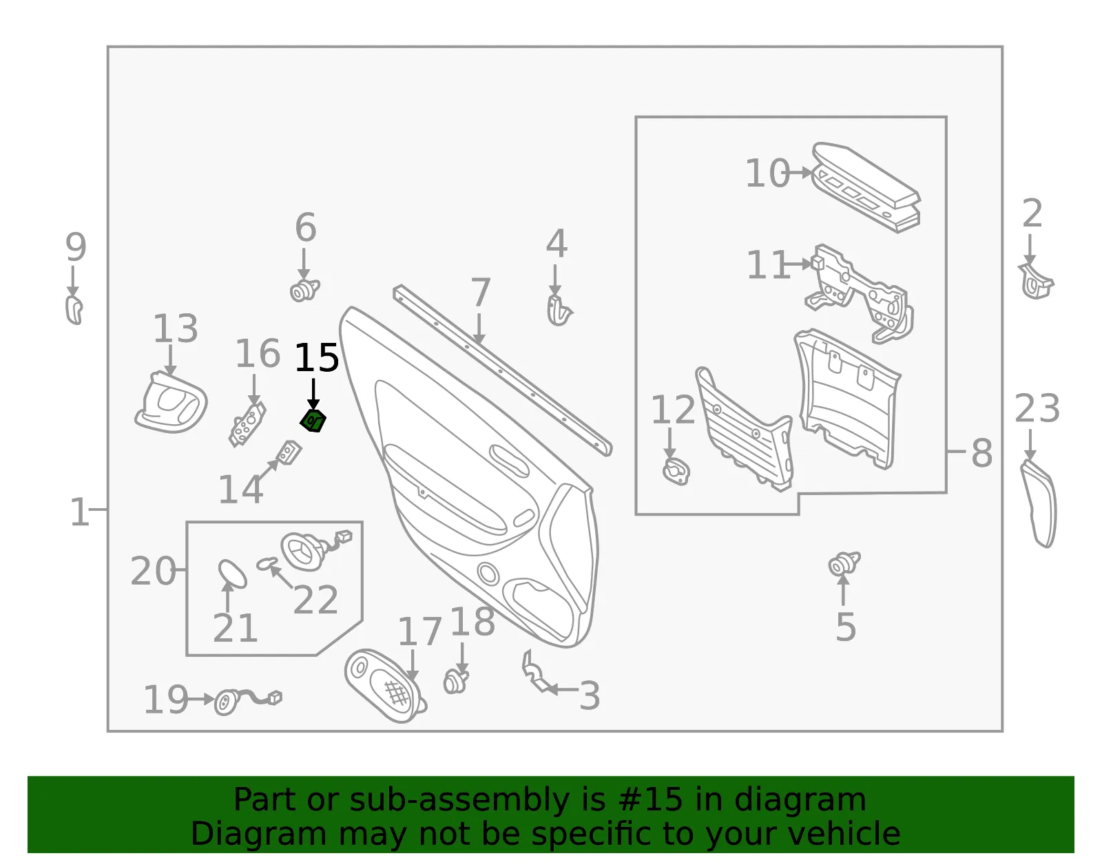 Switch Rmtmirror - MAZDA (TA0166600A) - view 2