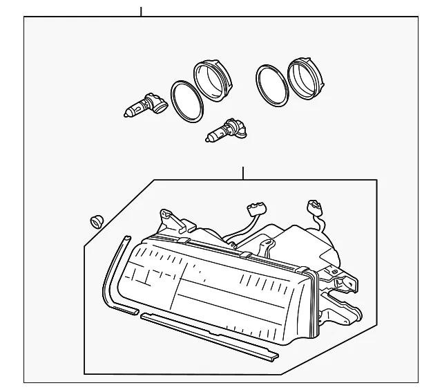 Headlamp Assembly - Passenger Side (RH) - Mazda (TB94-51-03XC)