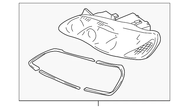 Headlamp Assembly - Driver's Side (LH) - Mazda (TC86-51-0L0E)