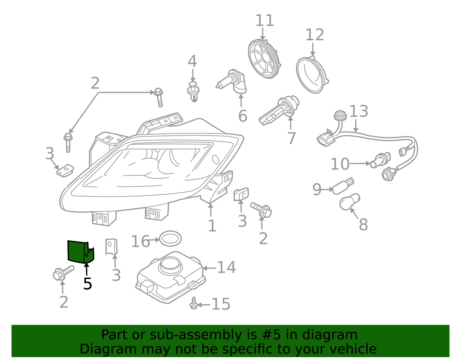 Headlight Bracket - Mazda (TD11-50-151A) - view 3