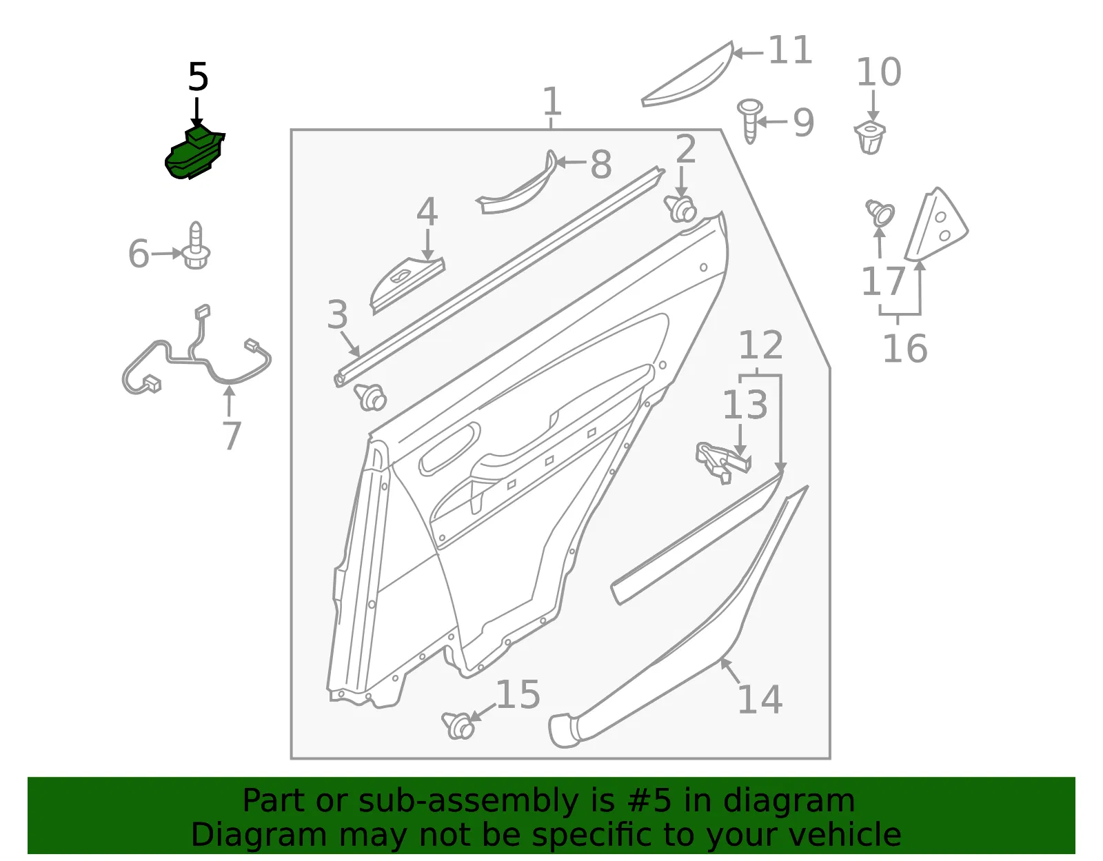 Window Switch - Mazda (TD11-66-380) - view 3