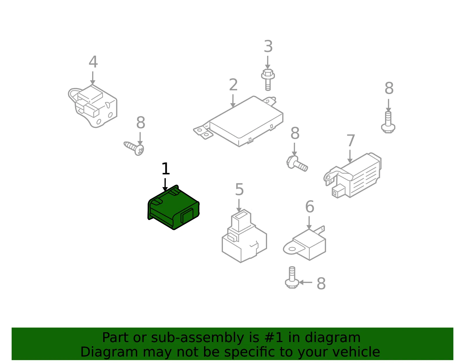 GPS Navigation Control Module - Mazda (TD11-66-DFX) - view 3
