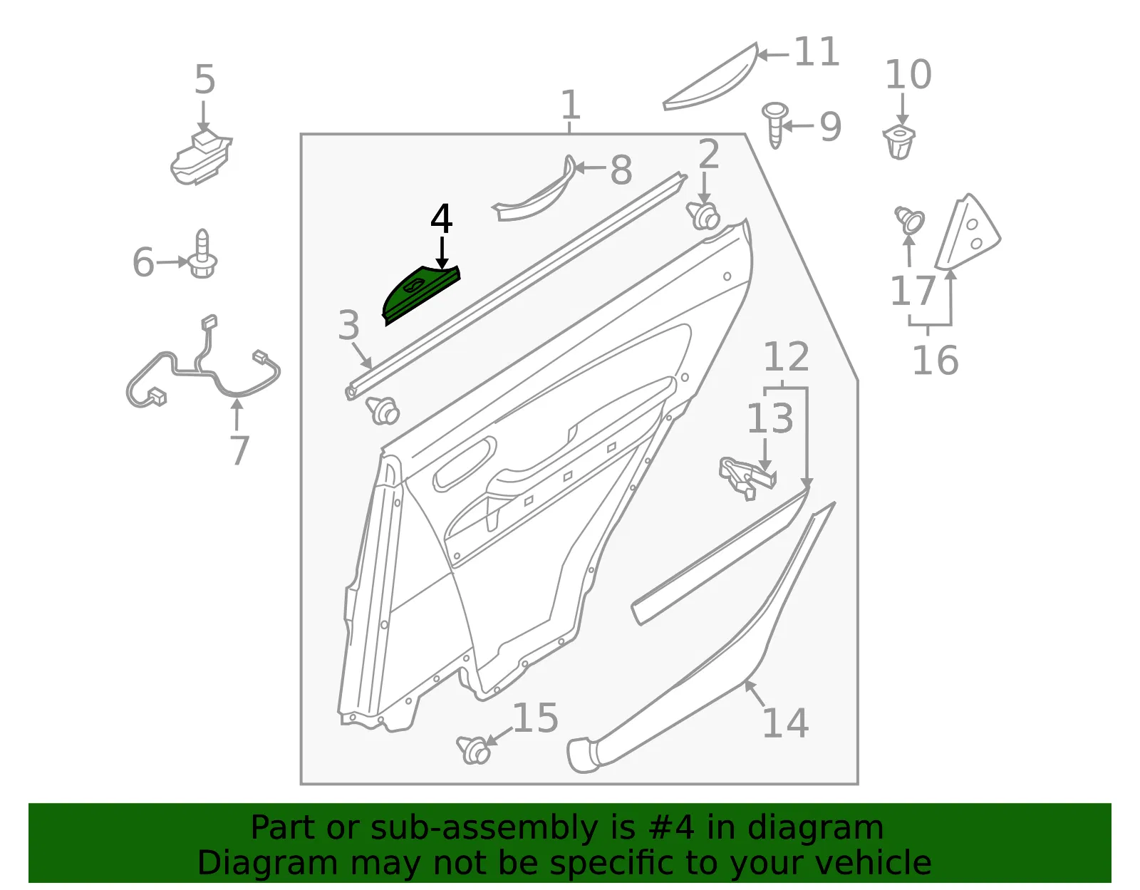 Switch Panel - Passenger Side (RH) - Mazda (TD11-68-5L1-02) - view 2