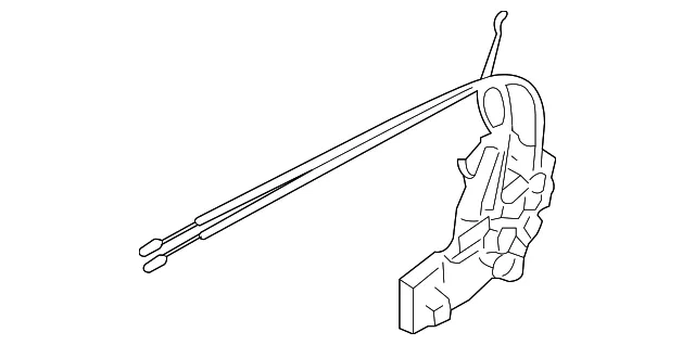 Lock Actuator - Passenger Side (RH) - Mazda (TD12-58-310F)