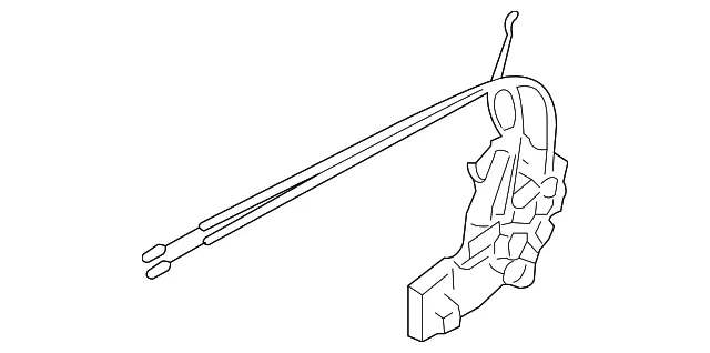 Lock Actuator - Driver's Side (LH) - Mazda (TE69-59-310) - view 2