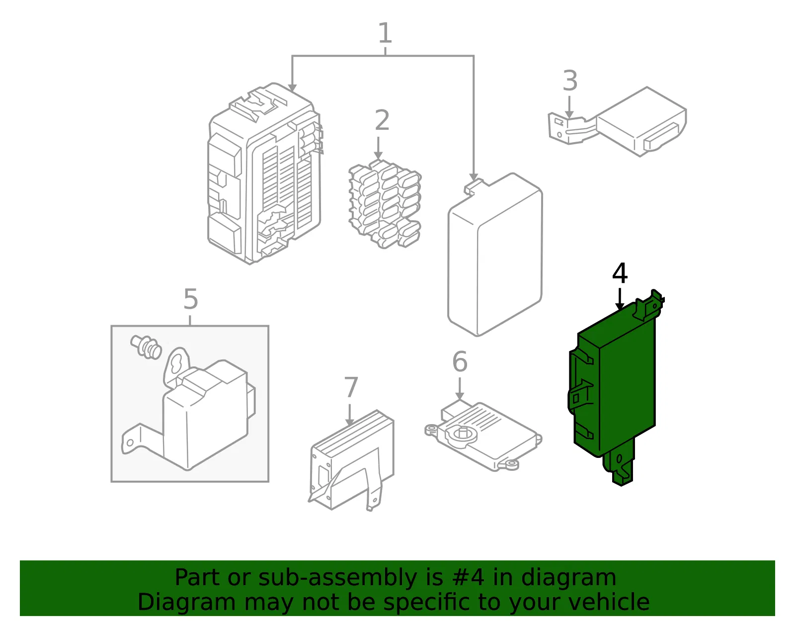 Body Control Module - Mazda (TG17-67-560) - view 3