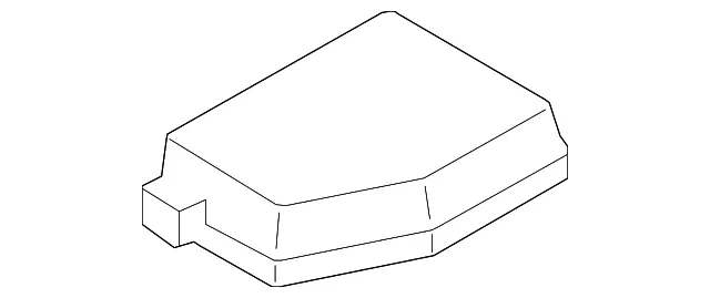 Cover Main Fuse Block - Passenger Side (RH) - Mazda (TG20-66-761)