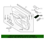 Switch Panel - Driver's Side (LH) - Mazda (TK48-68-4L6C) - view 4