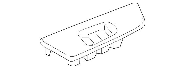Switch Panel - Passenger Side (RH) - Mazda (TK48-68-5L1C)