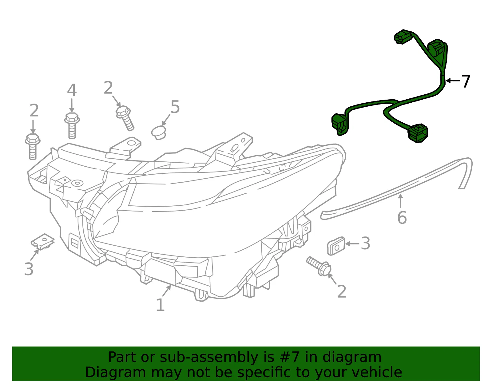 Connector Wire - Mazda (TK50-51-0K6) - view 3