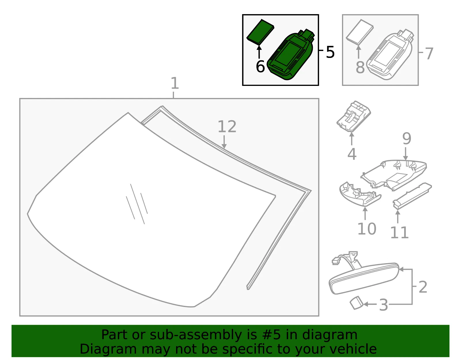 Humidity Sensor - Mazda (TK78-66-5G0) - view 4