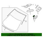 Rain Sensor Insulator - Mazda (TK80-66-5G2) - view 6