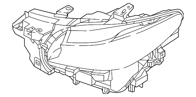 Composite Headlamp - Mazda (TM52-51-0K0D)