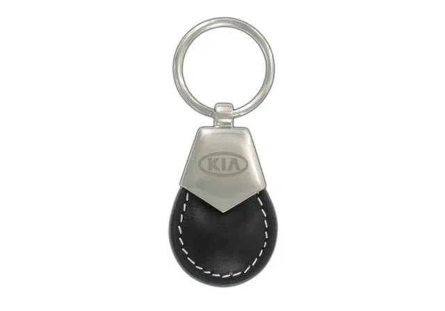 Key Chain, Leather Tear Shape - Kia (UM090-AY715)