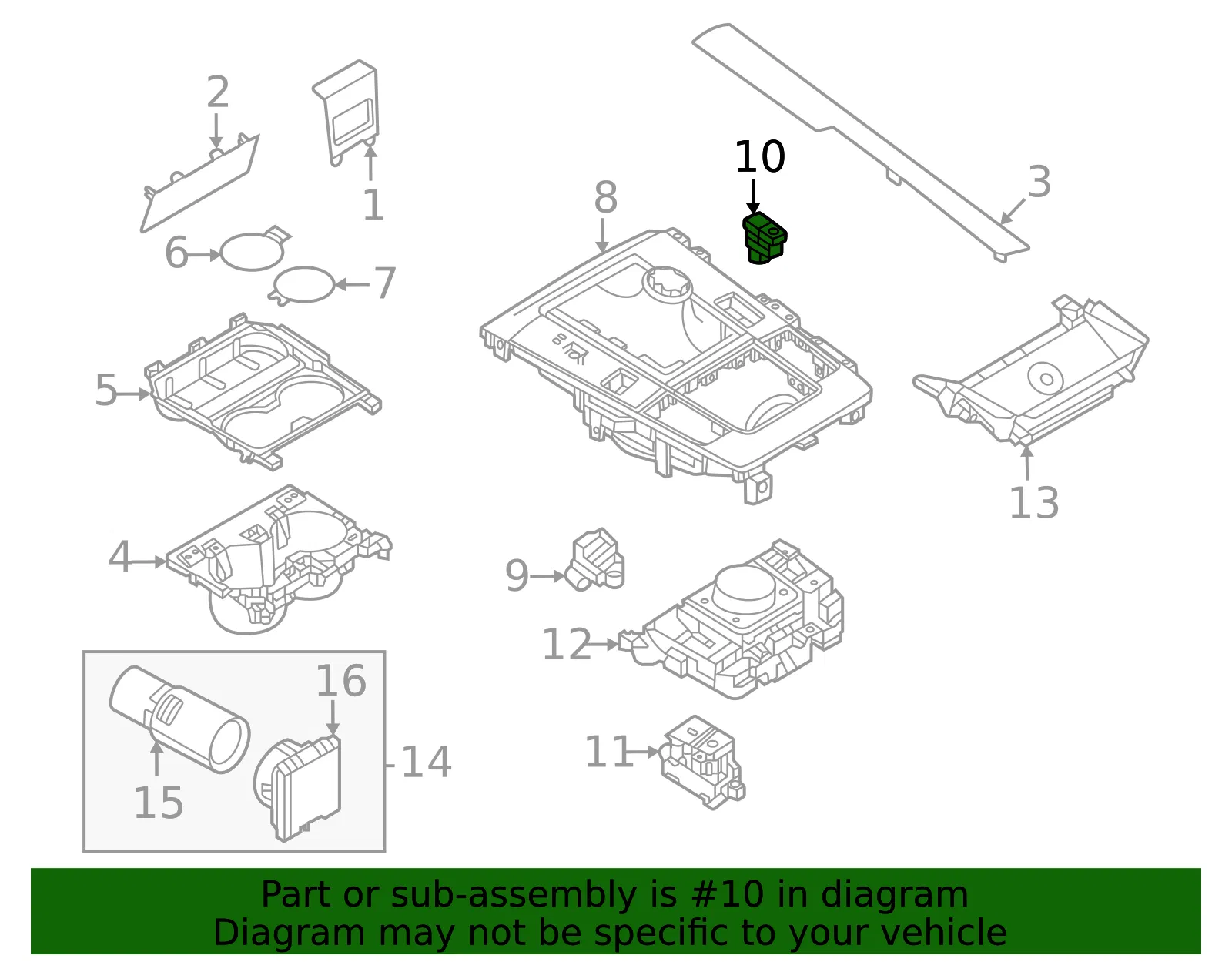 Switch - Mazda (VC67-66-160) - view 2