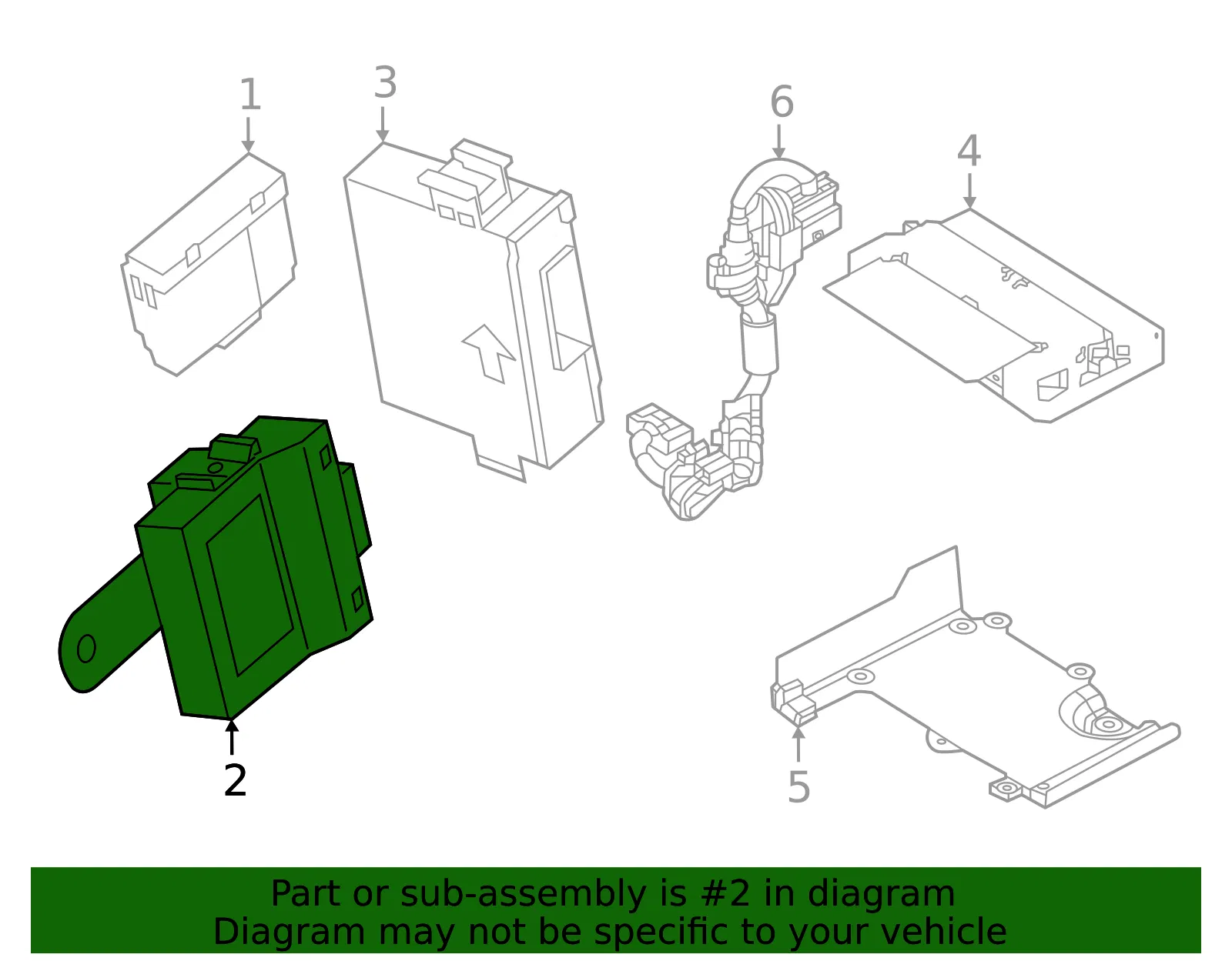 Module - Mazda (VC67-67-5Z0) - view 2