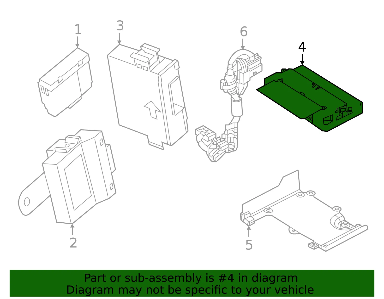 Mobile Phone Control Module - Mazda (VC85-67-CM0) - view 2