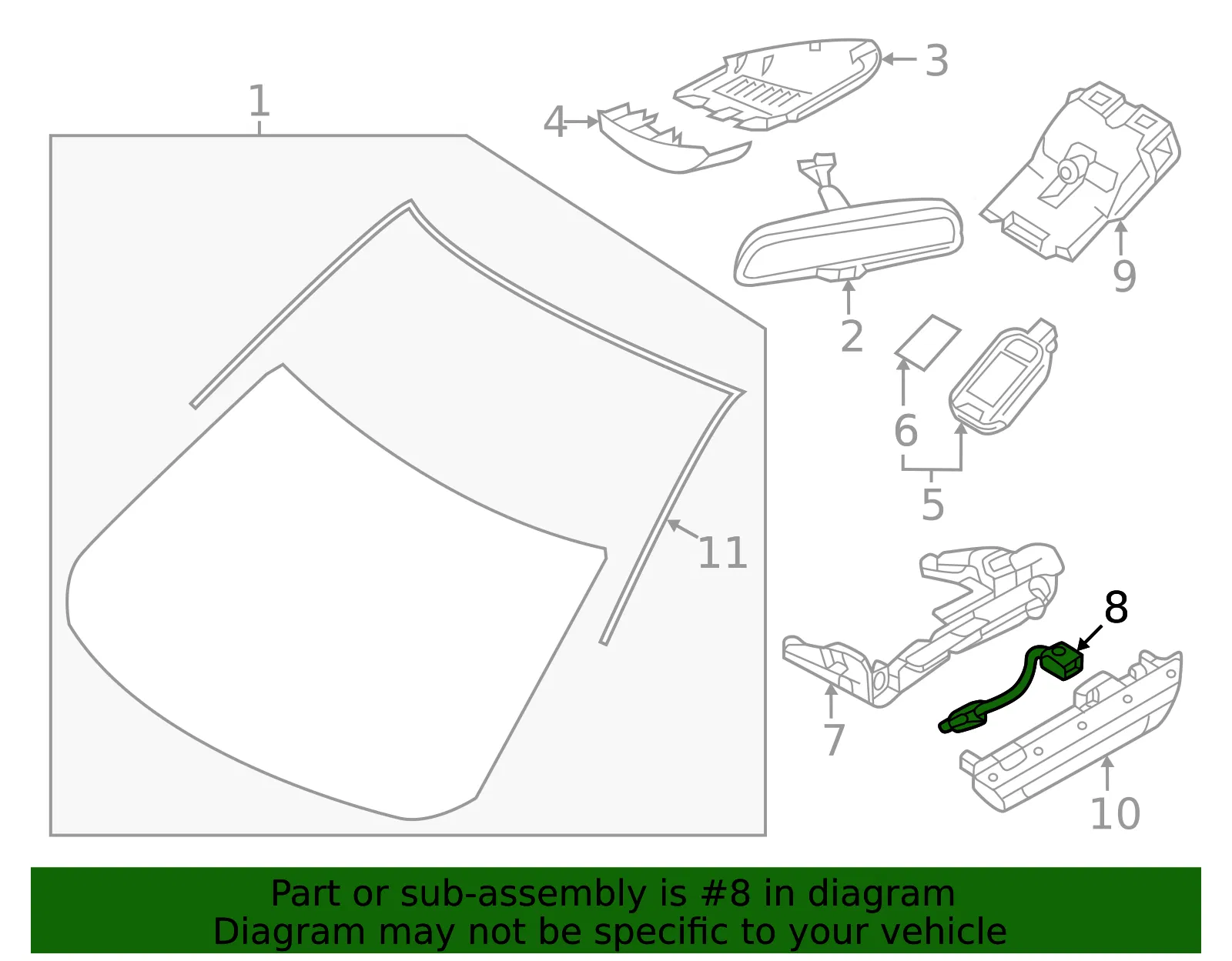Wire - Mazda (VC88-67-SH0) - view 2