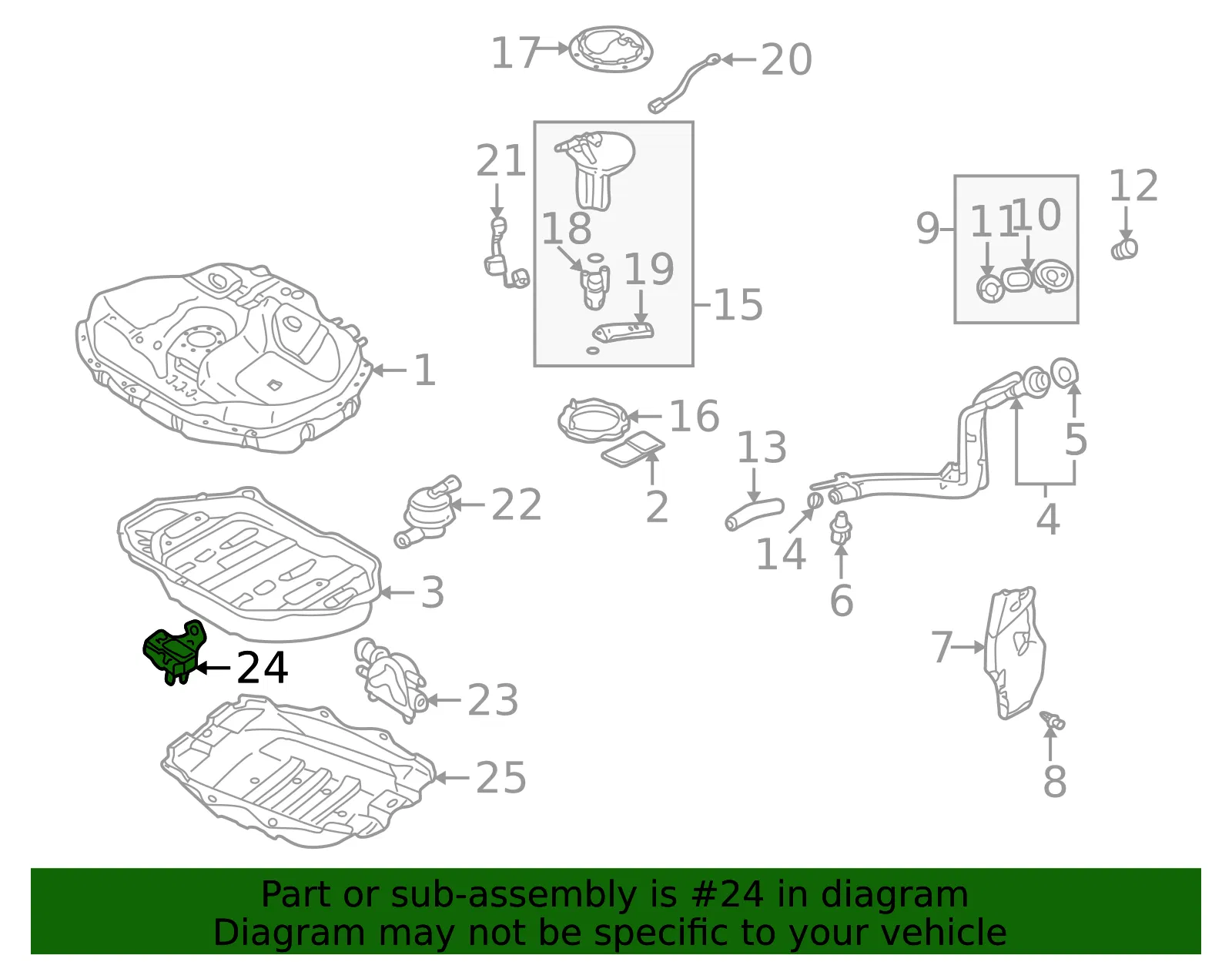 Sensor - Mazda (ZM01-18-211) - view 3