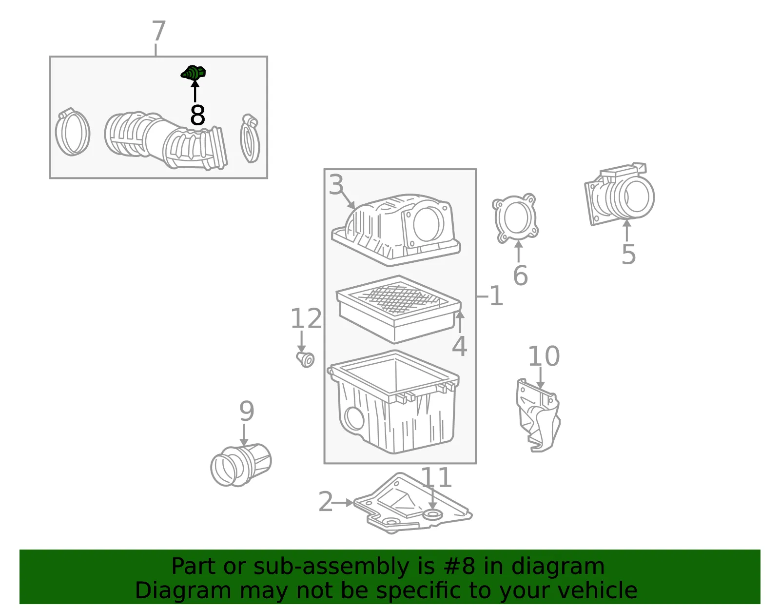 Sensor Inair Temp - MAZDA (ZZM218845) - view 2