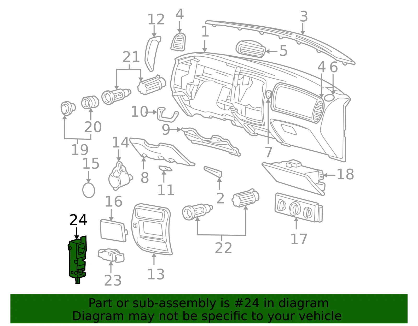 Bracket Switch - MAZDA (ZZN066220) - view 3