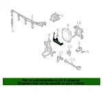 Engine Control Module (ECM) Bracket - Mazda (ajf418885) - view 4