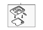 Overhead Lamp - Mazda (b01b51310f27) - view 3