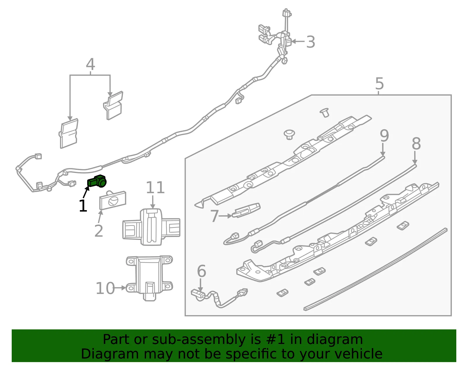 Sensor - Mazda (b0j867uc133) - view 2