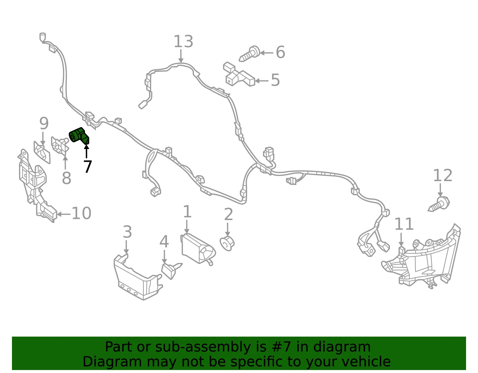 Park Sensor - Mazda (b0j867uc1n7) - view 2