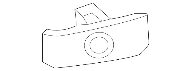 Parking Aid Sensor Housing - Mazda (b0l367uc5pr)