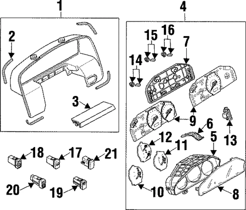Bulb & Socket - Mazda (b21m55431)