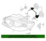 Headlight Socket - Mazda (b28w510a3) - view 4