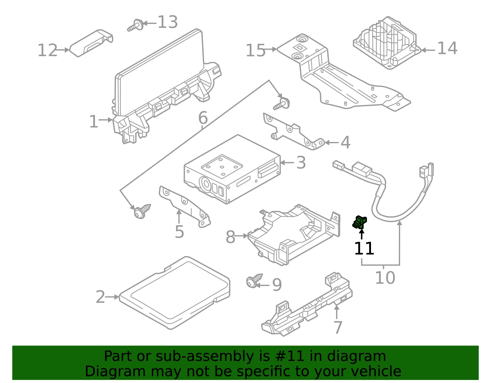 Oxygen Sensor Clip - Mazda (b53167c91) - view 2