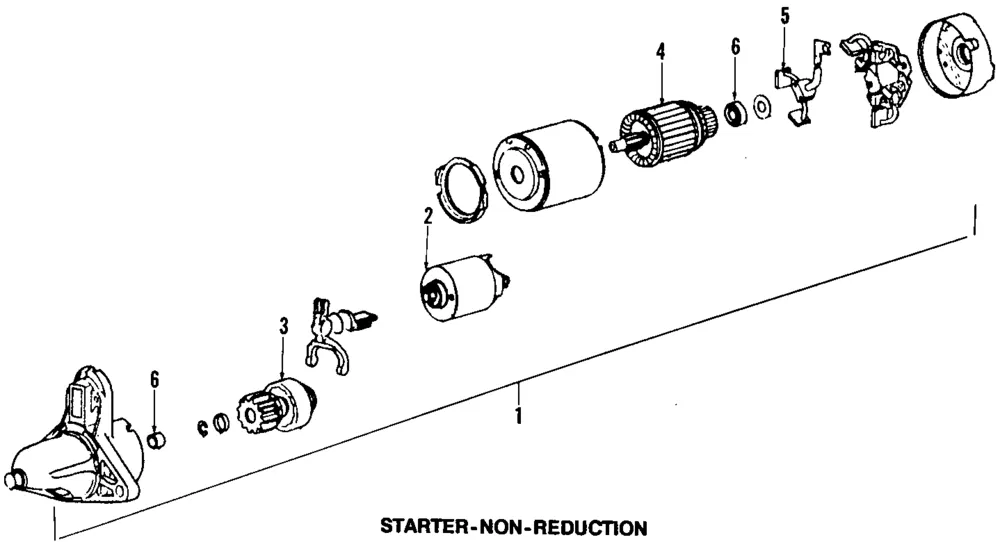 Starter - Mazda (b61r18400r00)